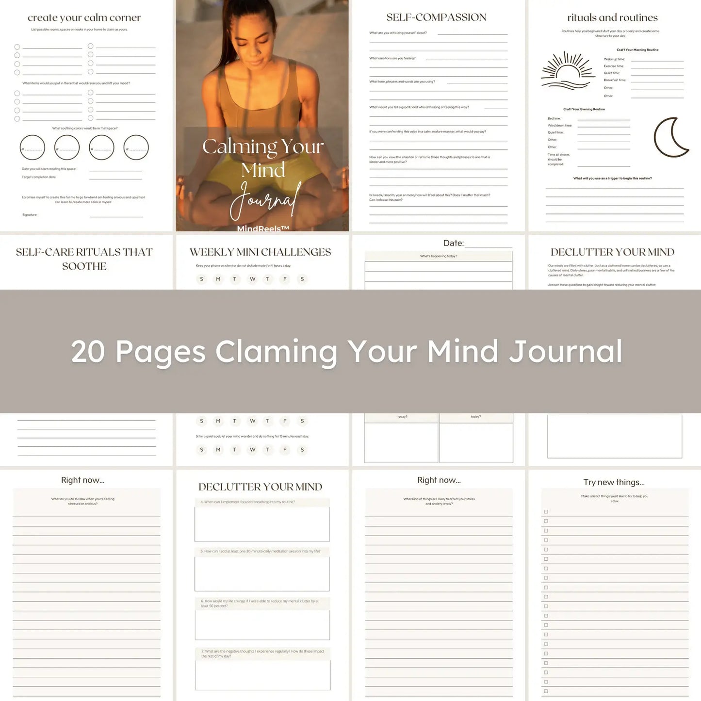 Calming Your Mind Journal